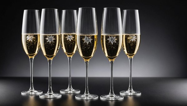 Top 5 flûtes en cristal idéales pour déguster le champagne
